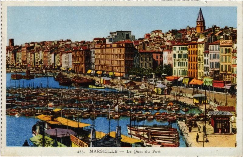 Carte postale ancienne Marseille Quai du Port à Marseille