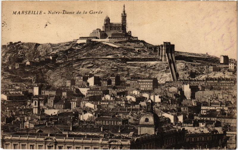 Carte postale ancienne Marseille Notre Dame de la Garde à Marseille