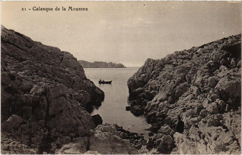 Carte postale ancienne Marseille Calanque de Figuerolle à Marseille