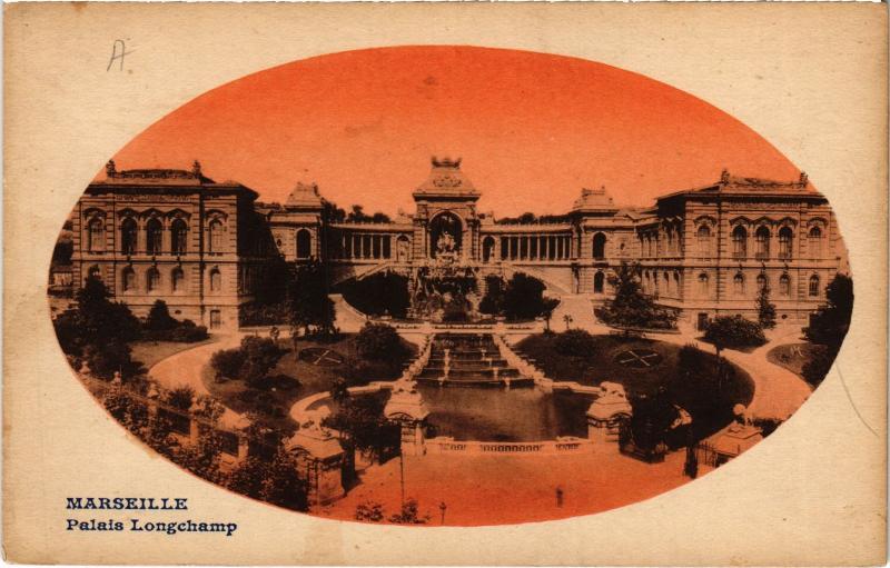 Carte postale ancienne Marseille Palais Longchamp à Marseille