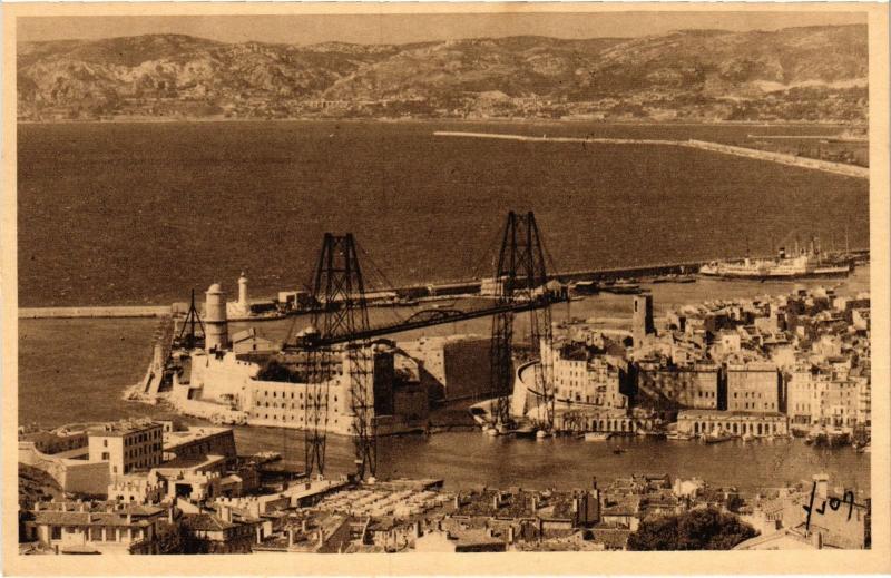 Carte postale ancienne Marseille vue generale à Marseille