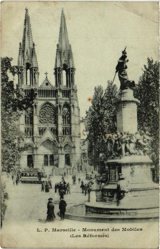 Carte postale ancienne Marseille Eglise Saint-Vincent de Paul à Marseille