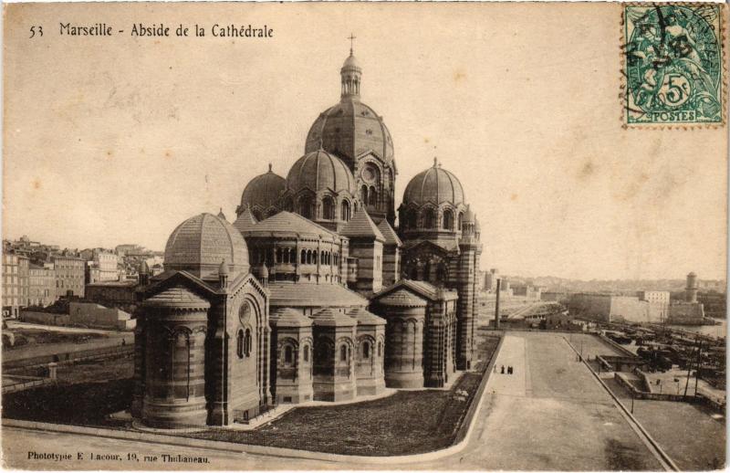 Carte postale ancienne Marseille la Cathedrale à Marseille