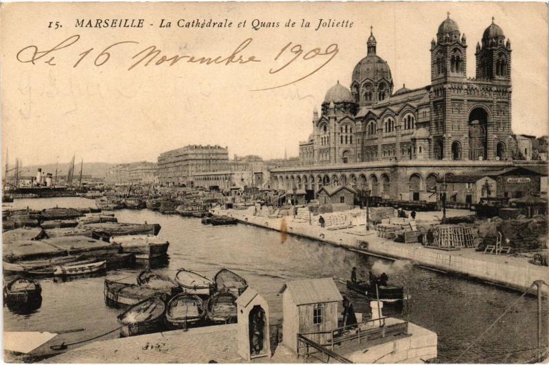 Carte postale ancienne Marseille la cathedrale à Marseille