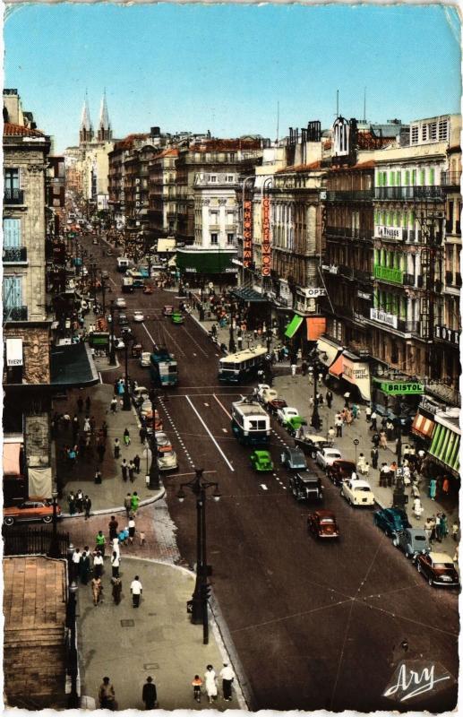 Carte postale ancienne Marseille la Canebiere à Marseille