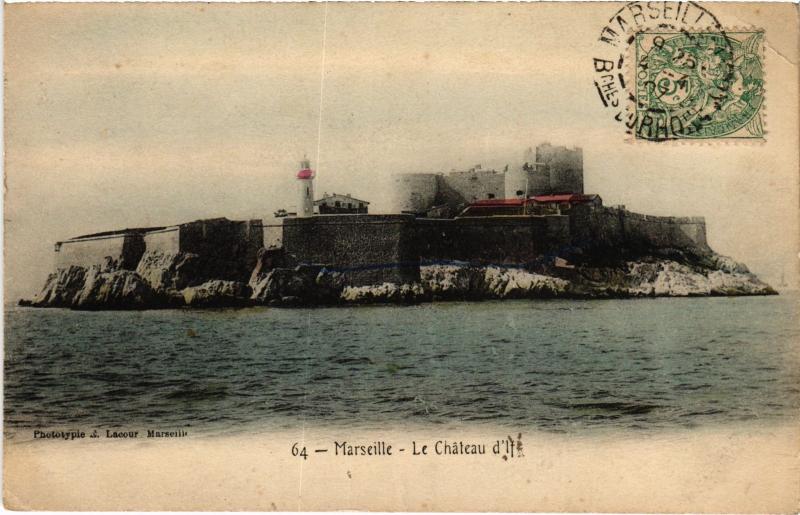Carte postale ancienne Marseille Chateau d'If à Marseille
