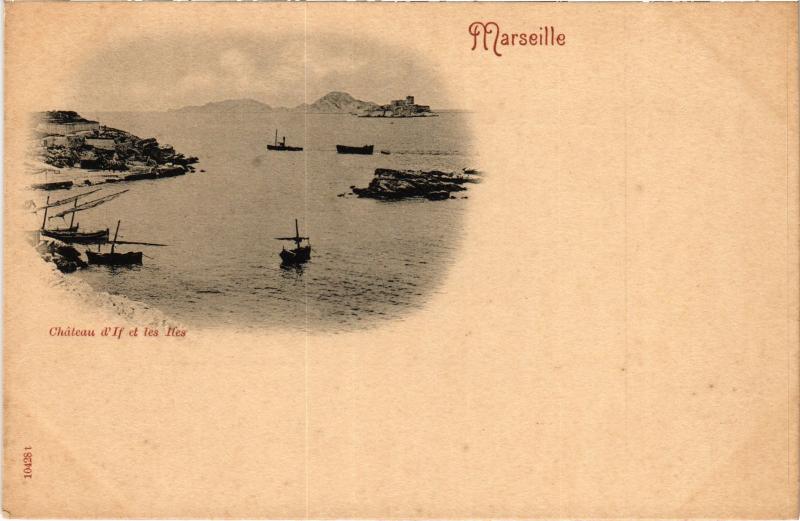 Carte postale ancienne Marseille Chateau d'If à Marseille