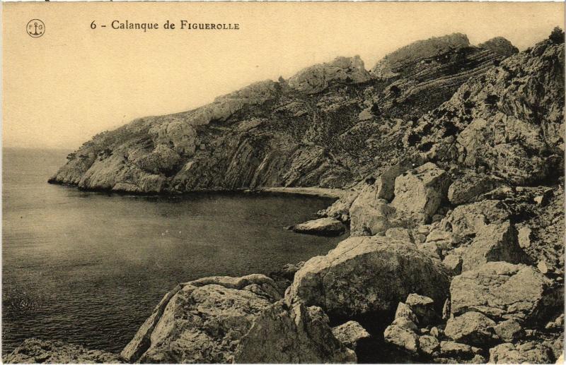 Carte postale ancienne Marseille Chaos de Figuerolle à Marseille