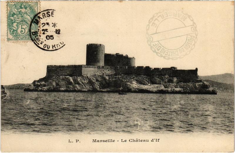Carte postale ancienne Marseille Chateau d'If à Marseille