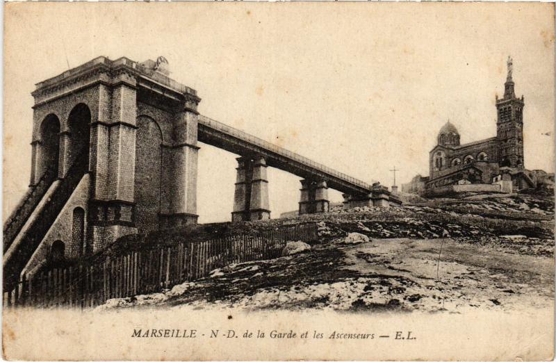 Carte postale ancienne Marseille Notre Dame de la Garde à Marseille