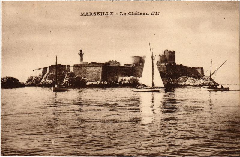 Carte postale ancienne Marseille Chateau d'If à Marseille