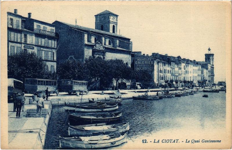 Carte postale ancienne Marseille Quai Ganteaume à Marseille
