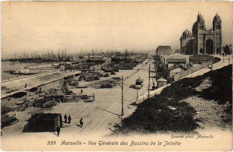 Carte postale ancienne Marseille vue generale à Marseille