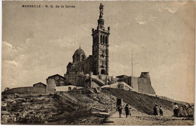 Carte postale ancienne Marseille Notre Dame de la Garde à Marseille