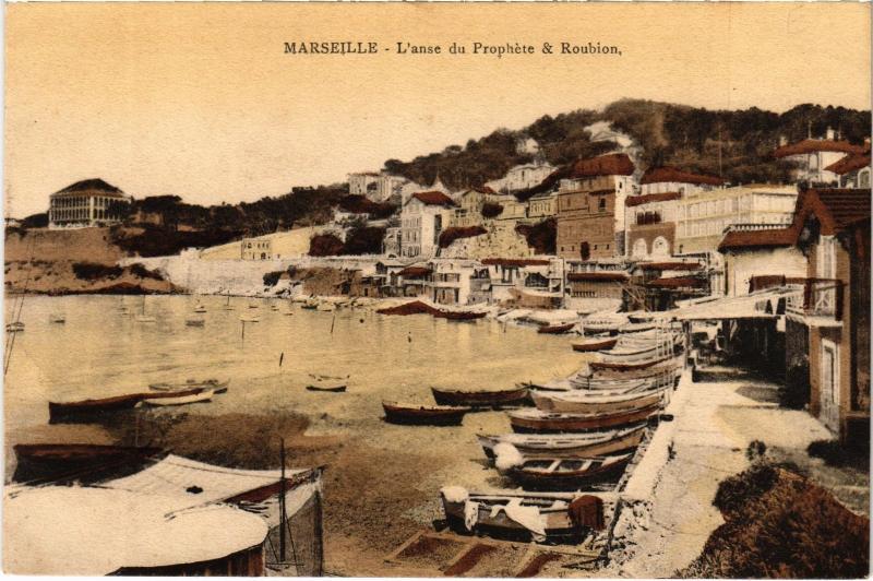Carte postale ancienne Marseille Anse du Prophete à Marseille