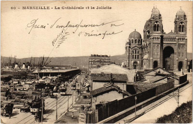 Carte postale ancienne Marseille la Cathedrale à Marseille