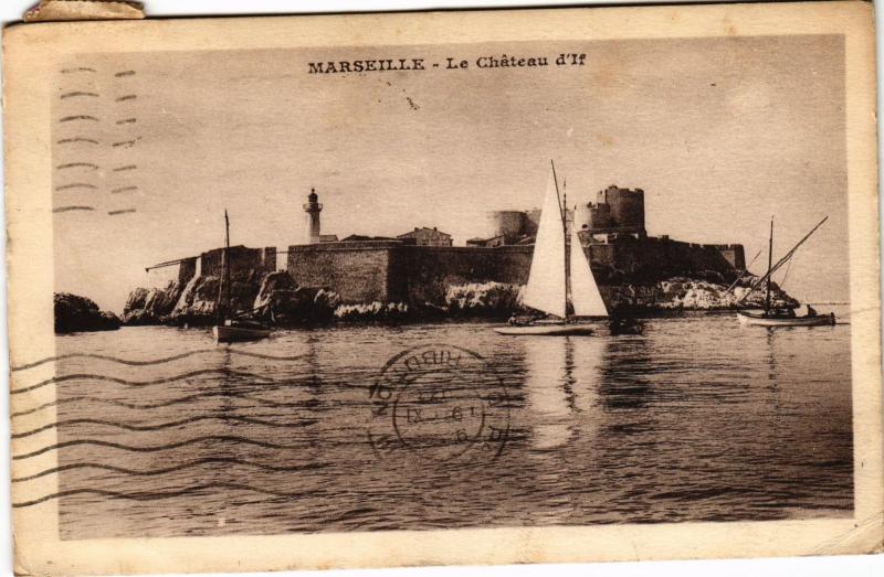 Carte postale ancienne Marseille Chateau d'If à Marseille