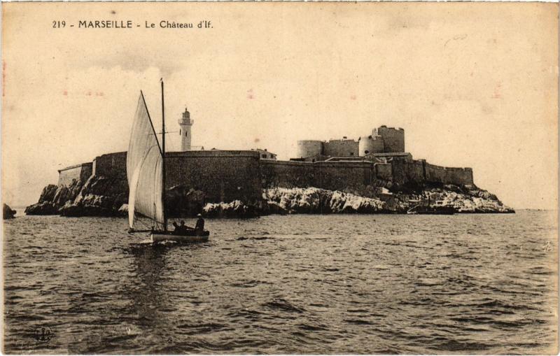 Carte postale ancienne Marseille Chateau d'If à Marseille