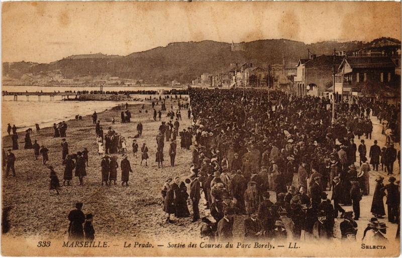 Carte postale ancienne Marseille le Prado à Marseille