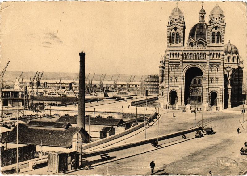 Carte postale ancienne Marseille vue generale à Marseille