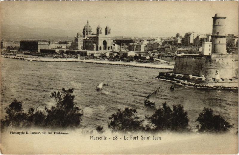 Carte postale ancienne Marseille souvenir à Marseille