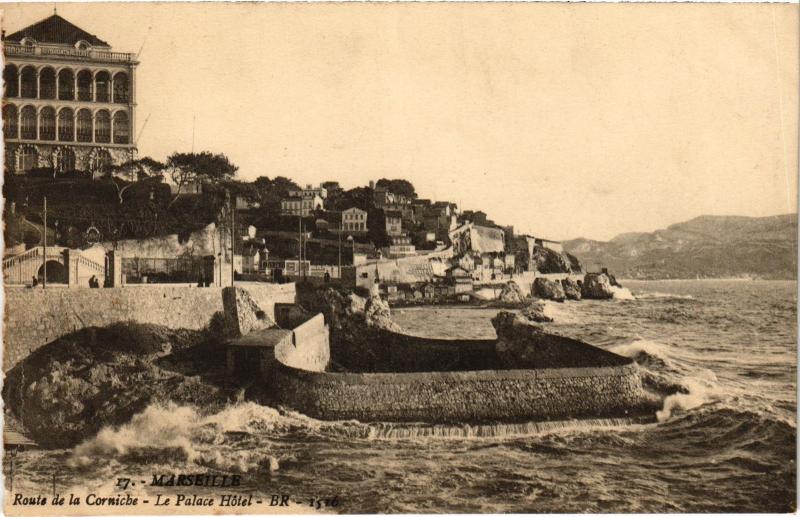 Carte postale ancienne Marseille Palace Hotel à Marseille