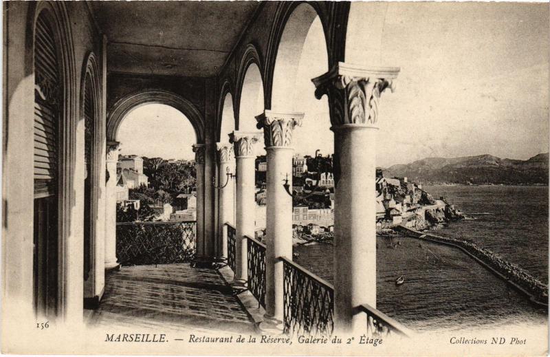 Carte postale ancienne Marseille Restaurant de la Reserve à Marseille