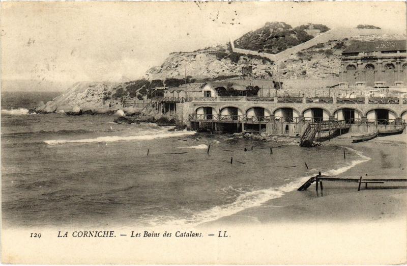 Carte postale ancienne Marseille les Catalans à Marseille