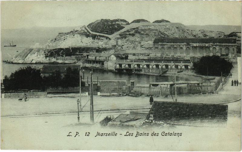 Carte postale ancienne Marseille la Corniche à Marseille