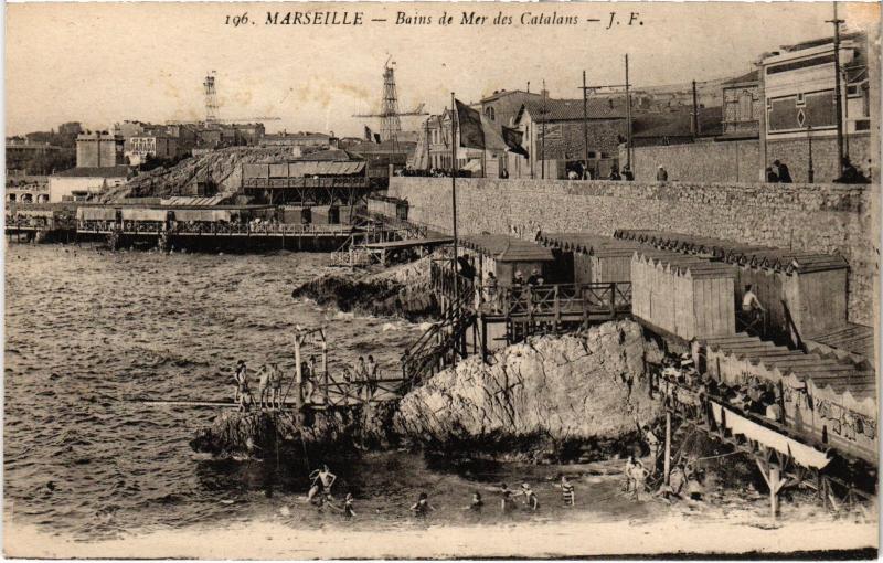 Carte postale ancienne Marseille la Corniche à Marseille