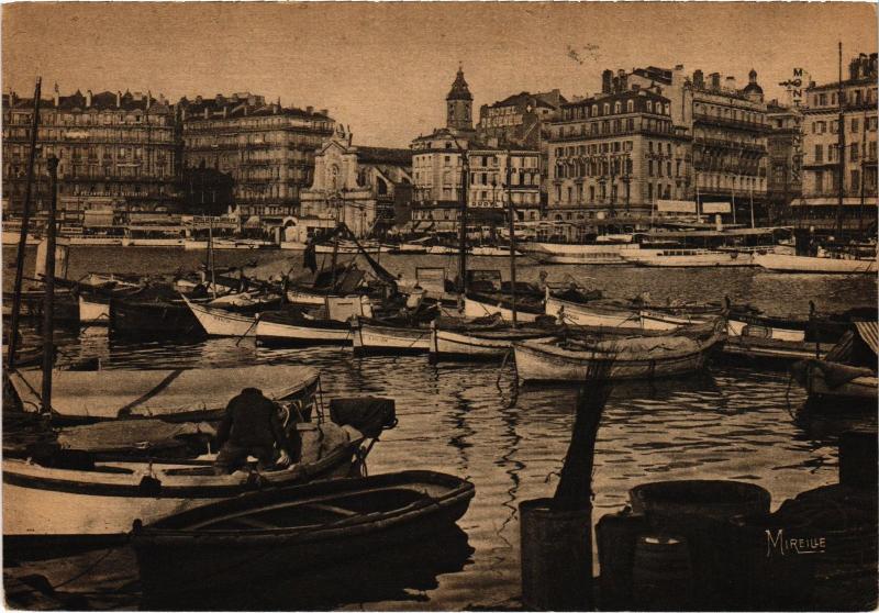 Carte postale ancienne Marseille le port à Marseille