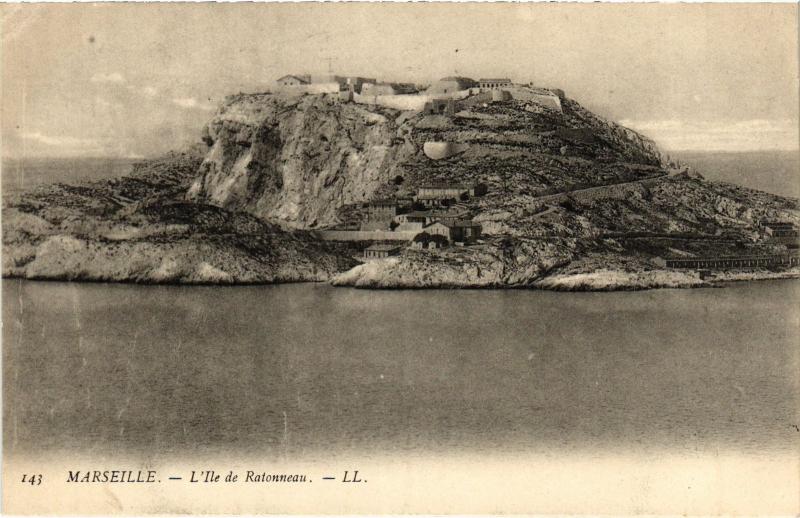 Carte postale ancienne Marseille Ile de Ratonneau à Marseille