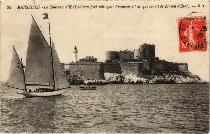 Carte postale ancienne Marseille Chateau d'If à Marseille