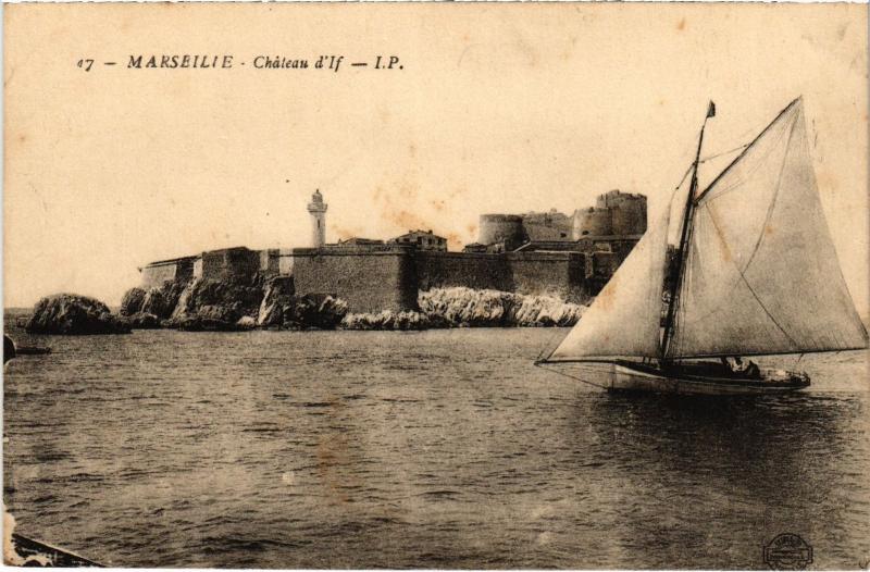 Carte postale ancienne Marseille Chateau d'If à Marseille