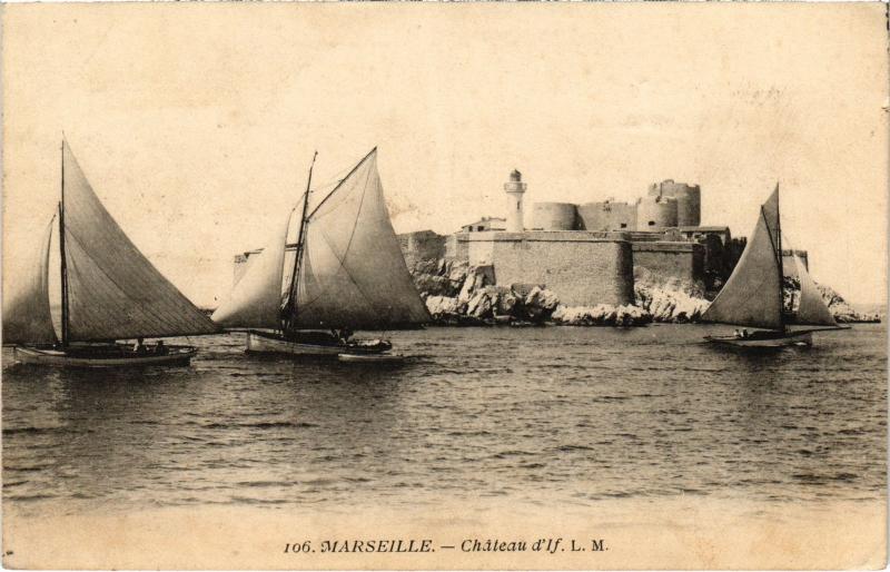 Carte postale ancienne Marseille Chateau d'If à Marseille
