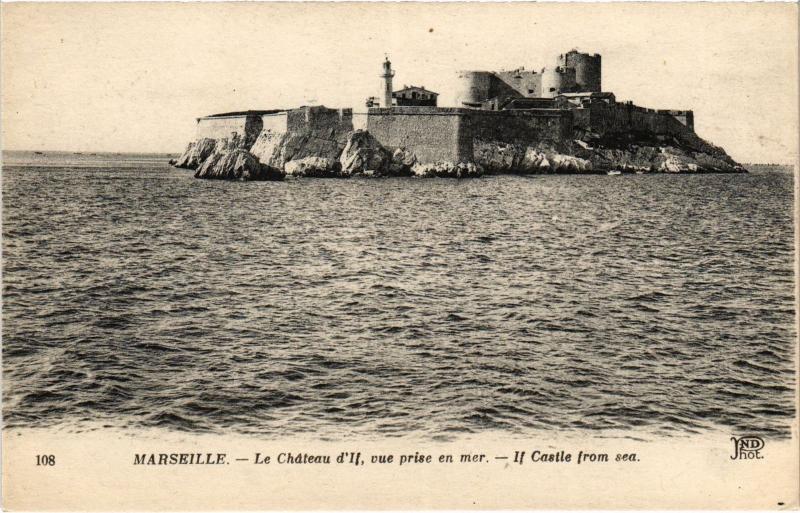 Carte postale ancienne Marseille Chateau d'If à Marseille