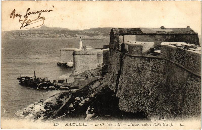 Carte postale ancienne Marseille Chateau d'If à Marseille