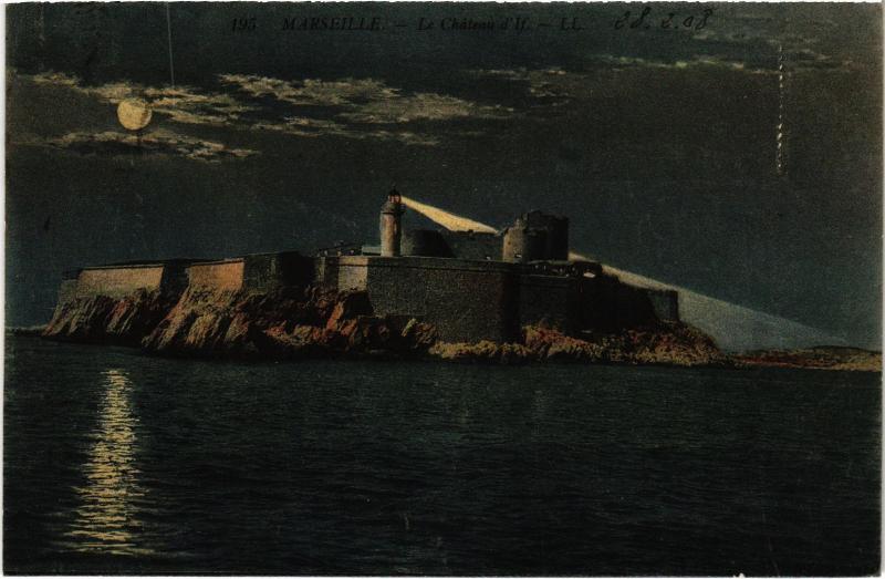 Carte postale ancienne Marseille Chateau d'If à Marseille