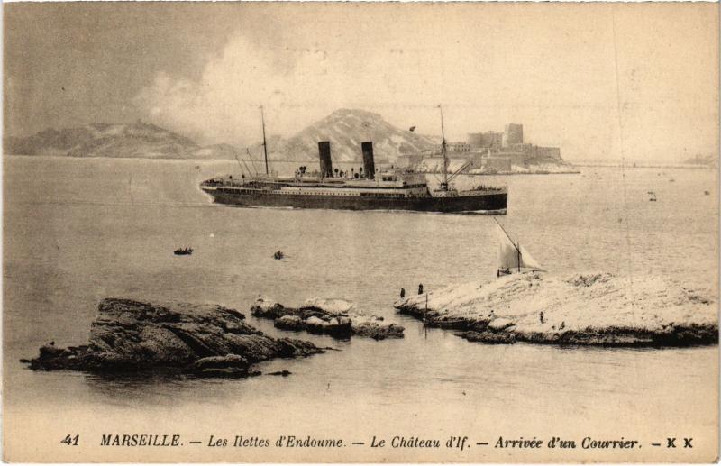 Carte postale ancienne Marseille Chateau d'If à Marseille