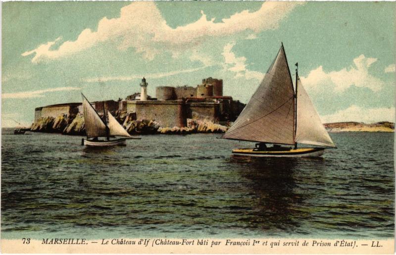 Carte postale ancienne Marseille Chateau d'If à Marseille