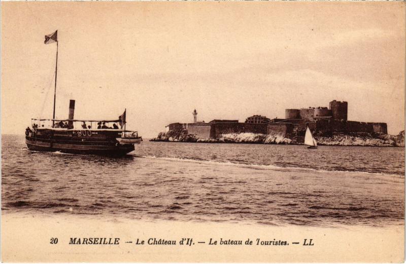Carte postale ancienne Marseille Chateau d'If à Marseille