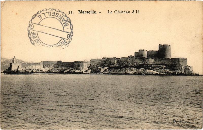 Carte postale ancienne Marseille Chateau d'If à Marseille