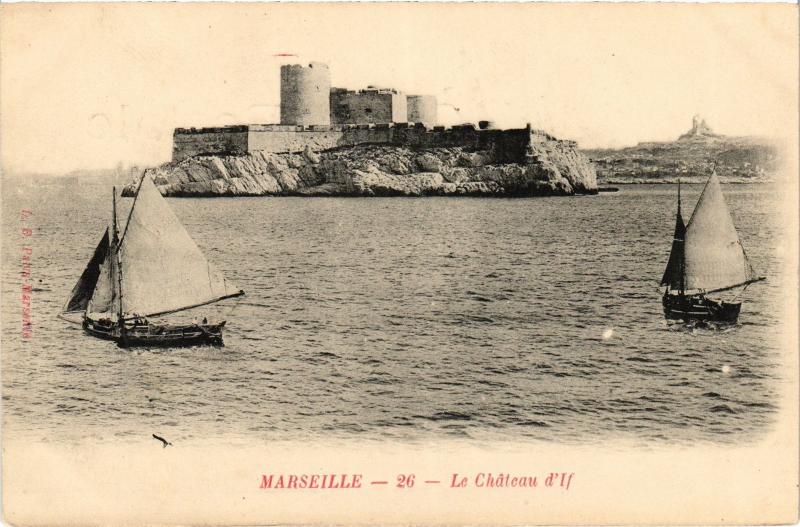 Carte postale ancienne Marseille Chateau d'If à Marseille
