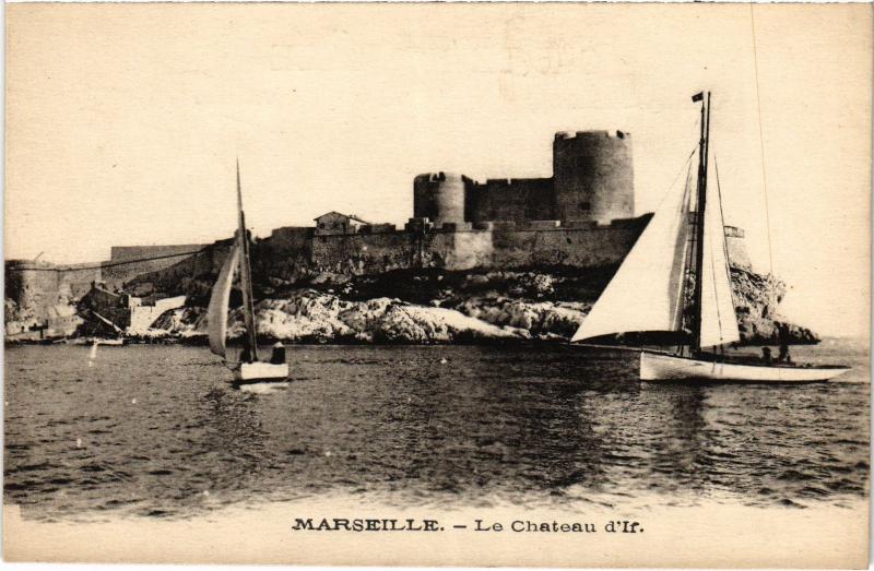 Carte postale ancienne Marseille Chateau d'If à Marseille