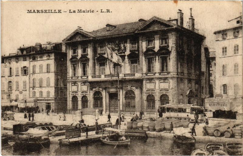 Carte postale ancienne Marseille la Mairie à Marseille