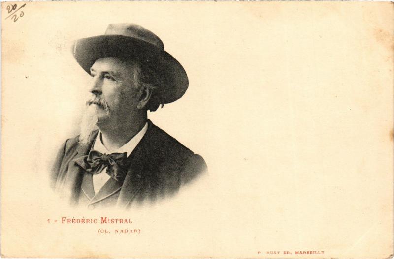 Carte postale ancienne Marseille Frederic Mistral à Marseille