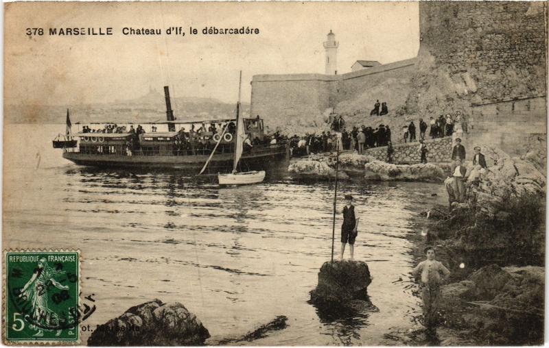 Carte postale ancienne Marseille Chateau d'If à Marseille