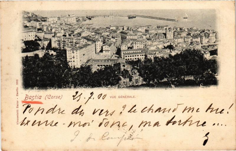 Carte postale ancienne Marseille vue generale à Marseille