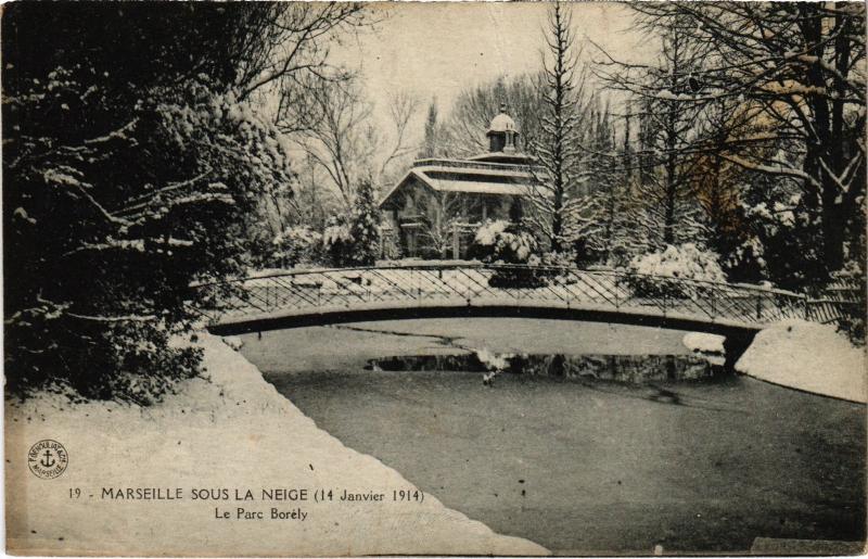 Carte postale ancienne Marseille Parc Borely à Marseille