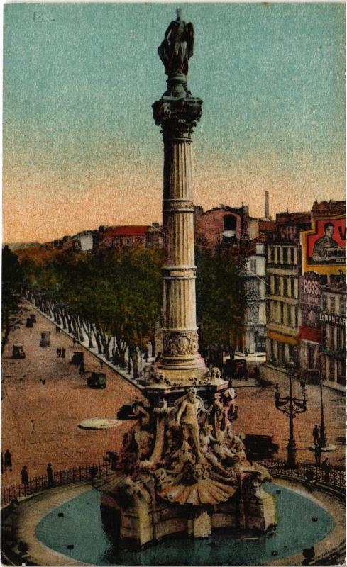 Carte postale ancienne Marseille Place Castellane à Marseille